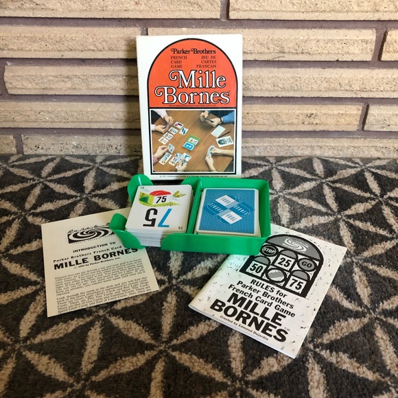 70's Mille Bornes Card Game - 70's Game - French Card Game - French Game - Picture 1 of 9